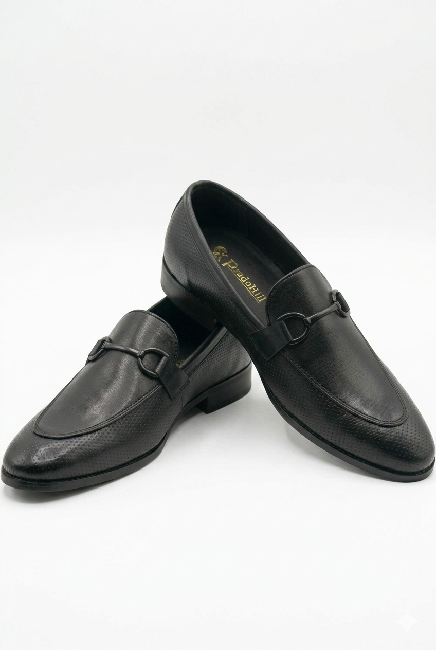 Black Vegan Leather casual AT2608