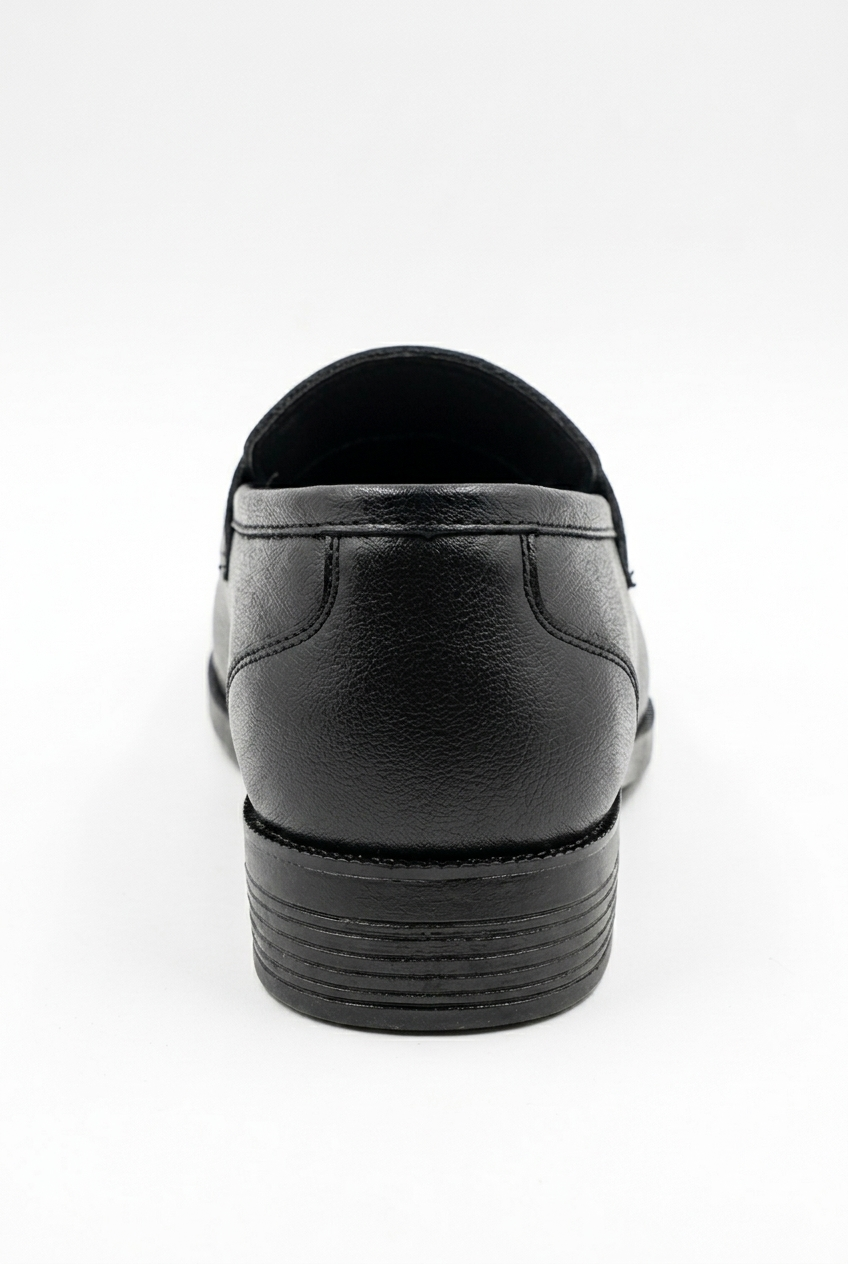 Black Vegan Leather casual AT2646