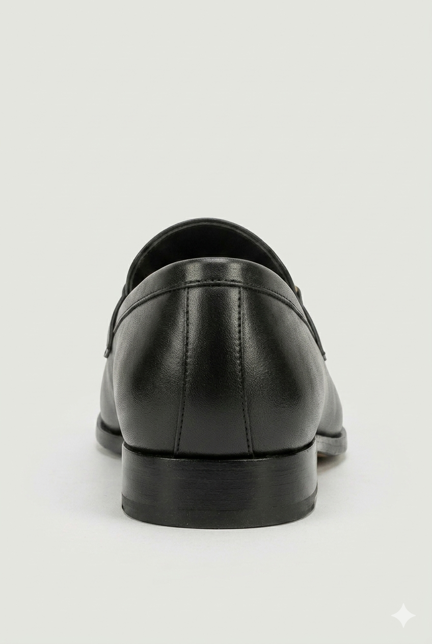 Black Vegan Leather casual AT2612