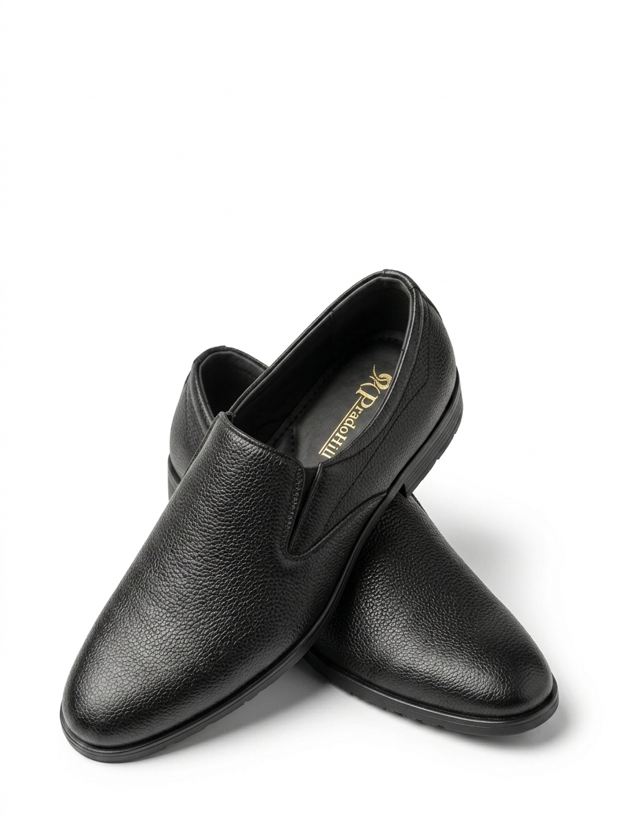 Black Vegan Leather casual AT2610