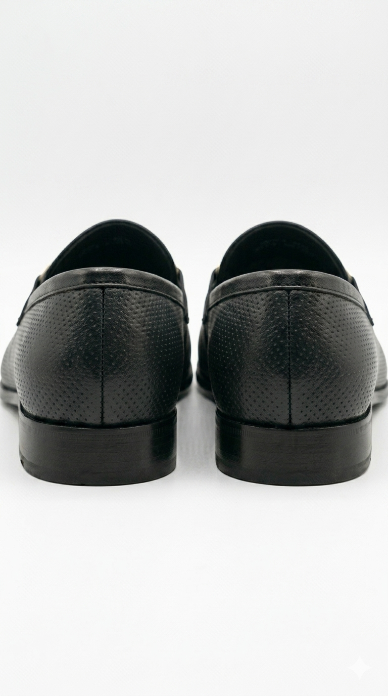 Black Vegan Leather casual AT2608