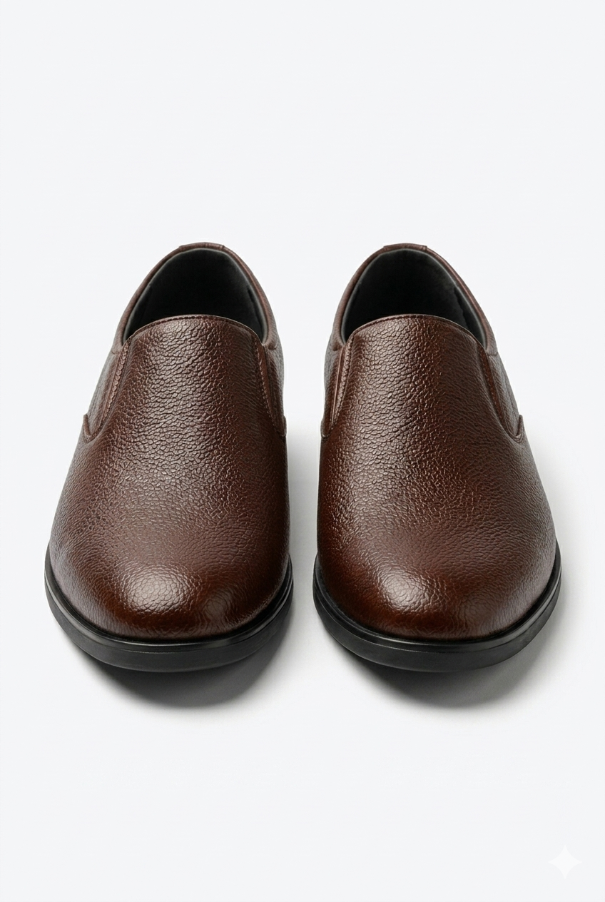 Brown Vegan Leather casual AT2611