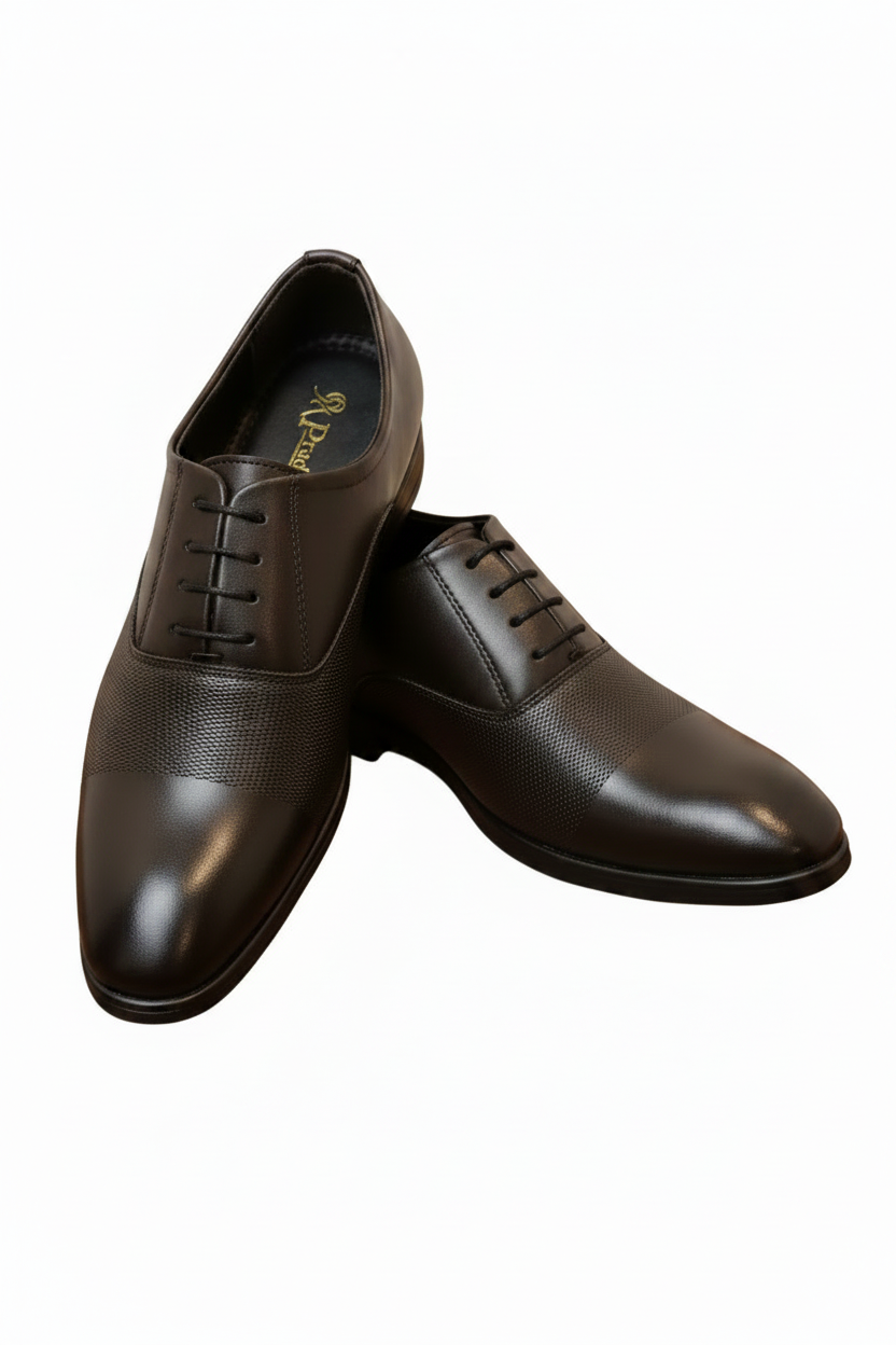 Pair of brown shoes