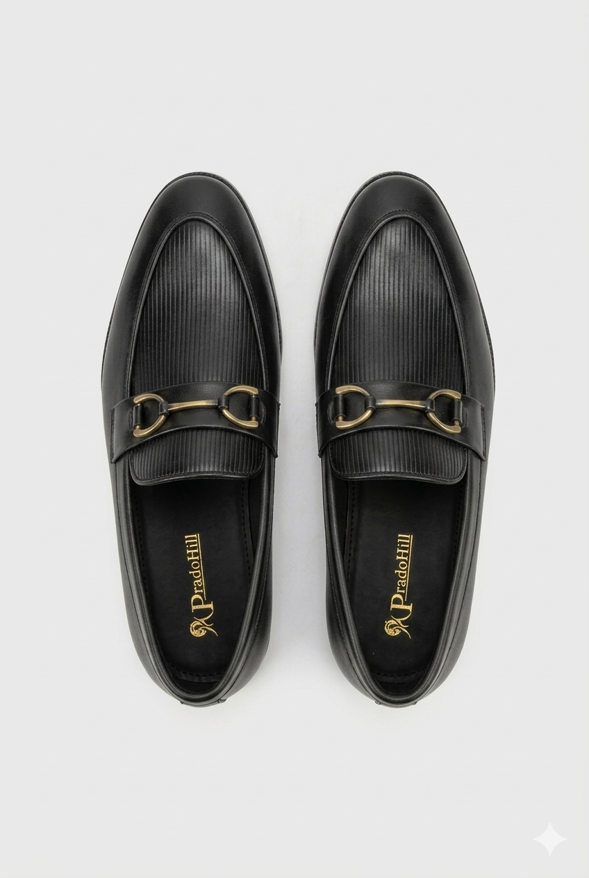 Black Vegan Leather casual AT2612