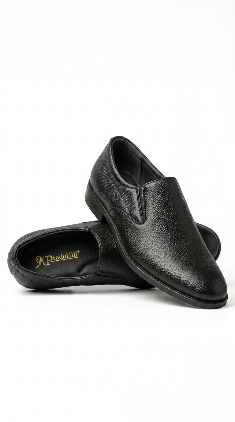 Black Vegan Leather casual AT2610