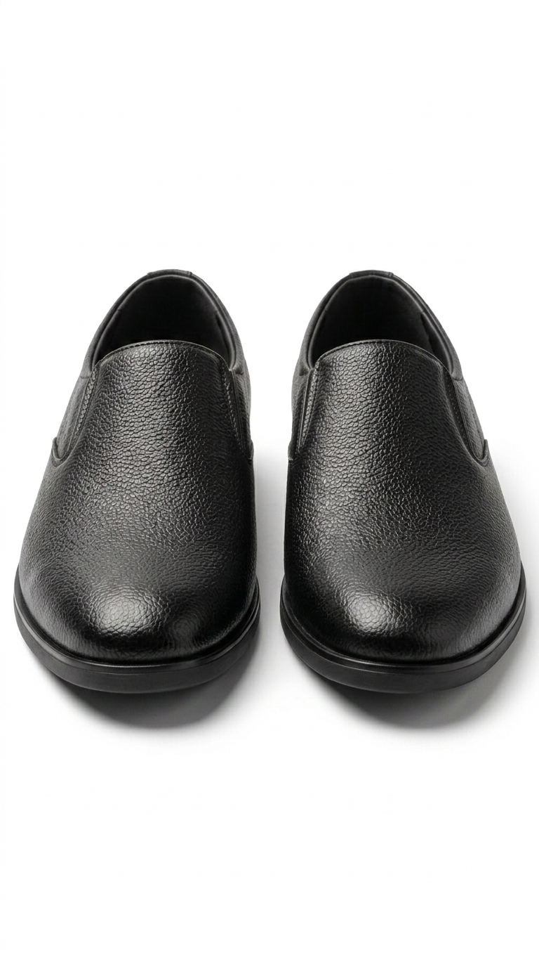 Black Vegan Leather casual AT2610