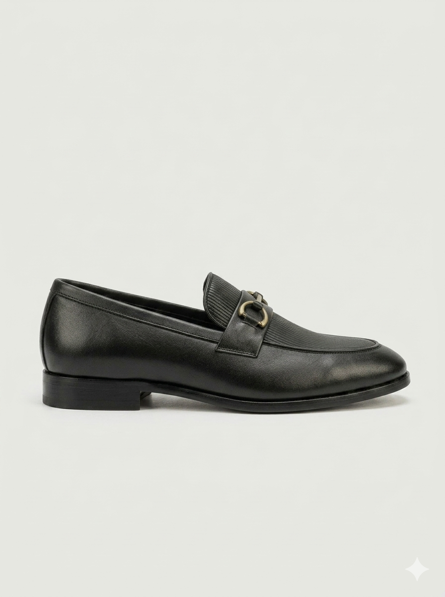 Black Vegan Leather casual AT2612
