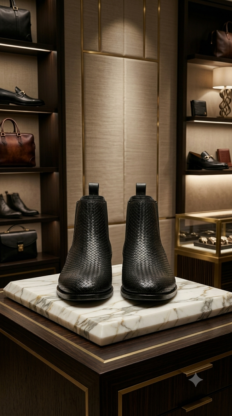 Black Texture Chelsea AT2613