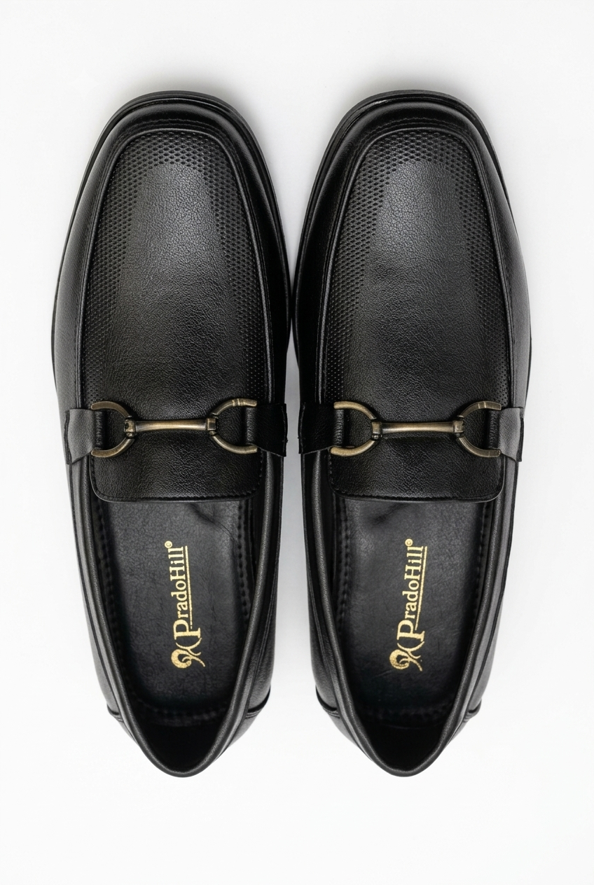 Black Vegan Leather casual AT2647
