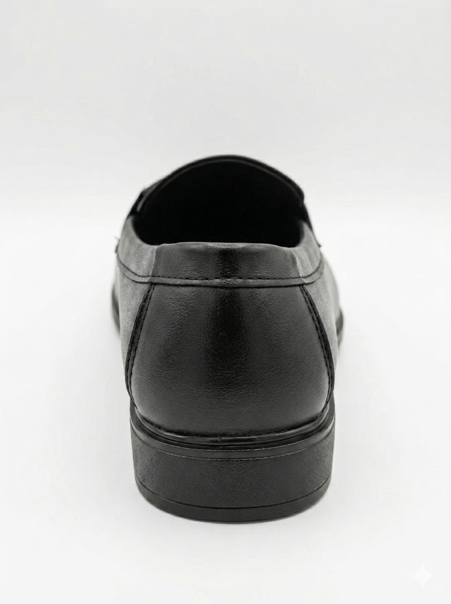 Black Vegan Leather casual AT2647