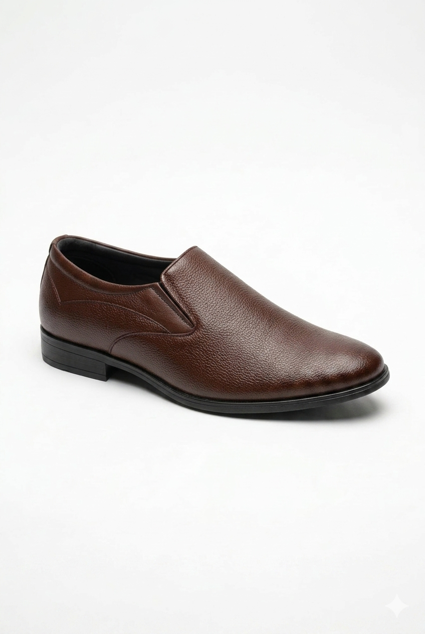 Brown Vegan Leather casual AT2611