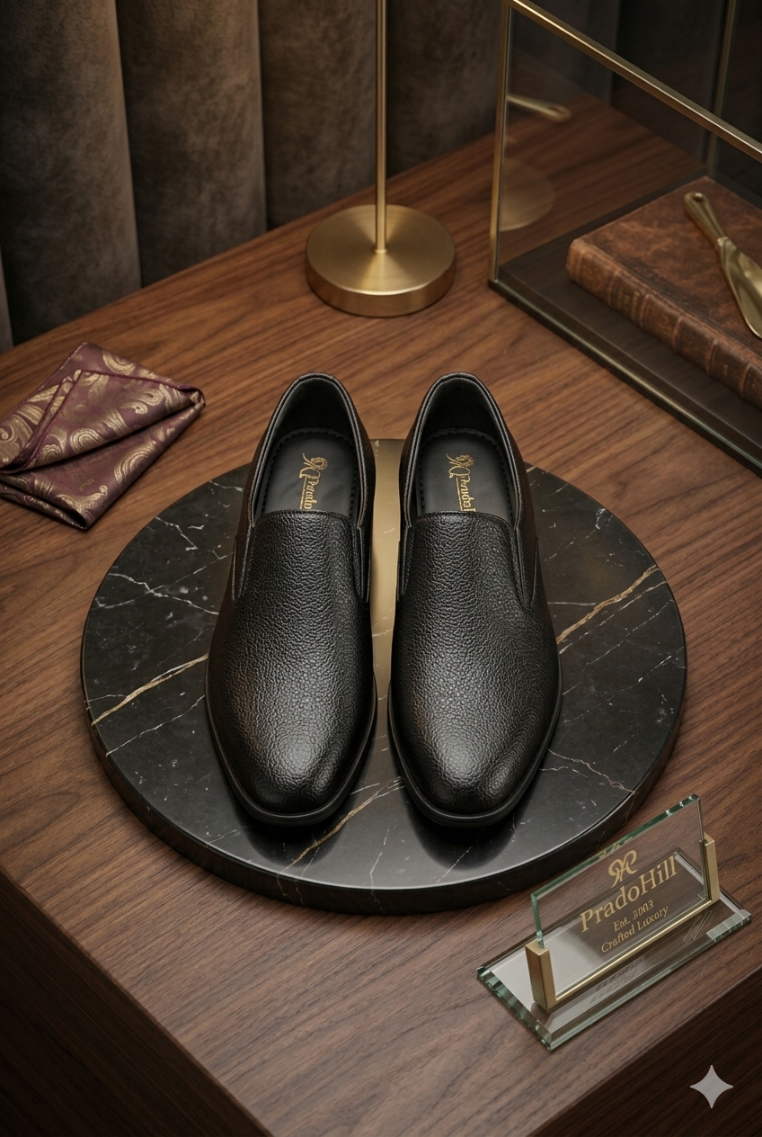 Black Vegan Leather casual AT2610