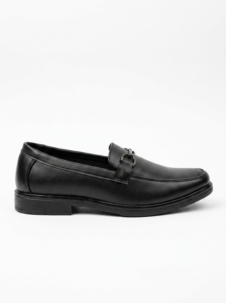 Black Vegan Leather casual AT2647