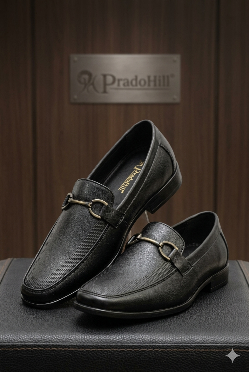 Black Vegan Leather casual AT2647