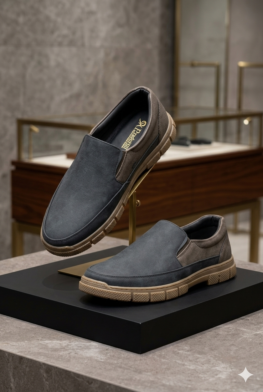 Monaco comfort Black Casuals AT2643
